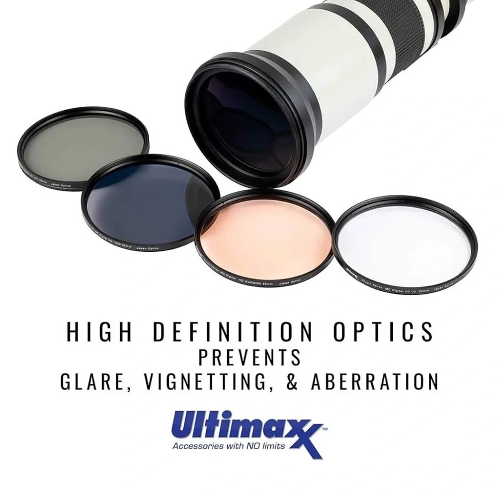 Ultimaxx 105MM Professional Four Piece HD DigitalFilter Kit